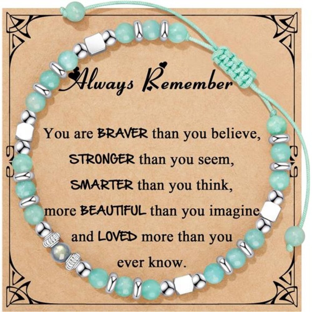 Gifts for Teen Trendy Stuff Natural Stone Bracelets Teen Birthday Gifts Cute